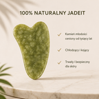Gua Sha z Naturalnego Jadeitu